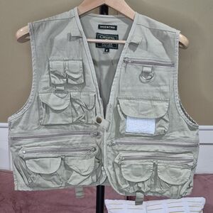 Men's Fishing Vest in Light Khaki  1853/225